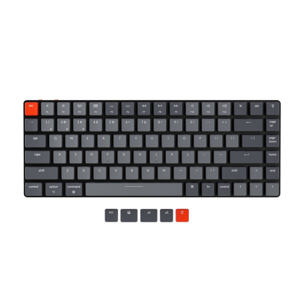Bàn phím cơ Keychron K3 V2 LED đơn Hot Swap - Case Nhôm (Low Profile Keychron Optical)